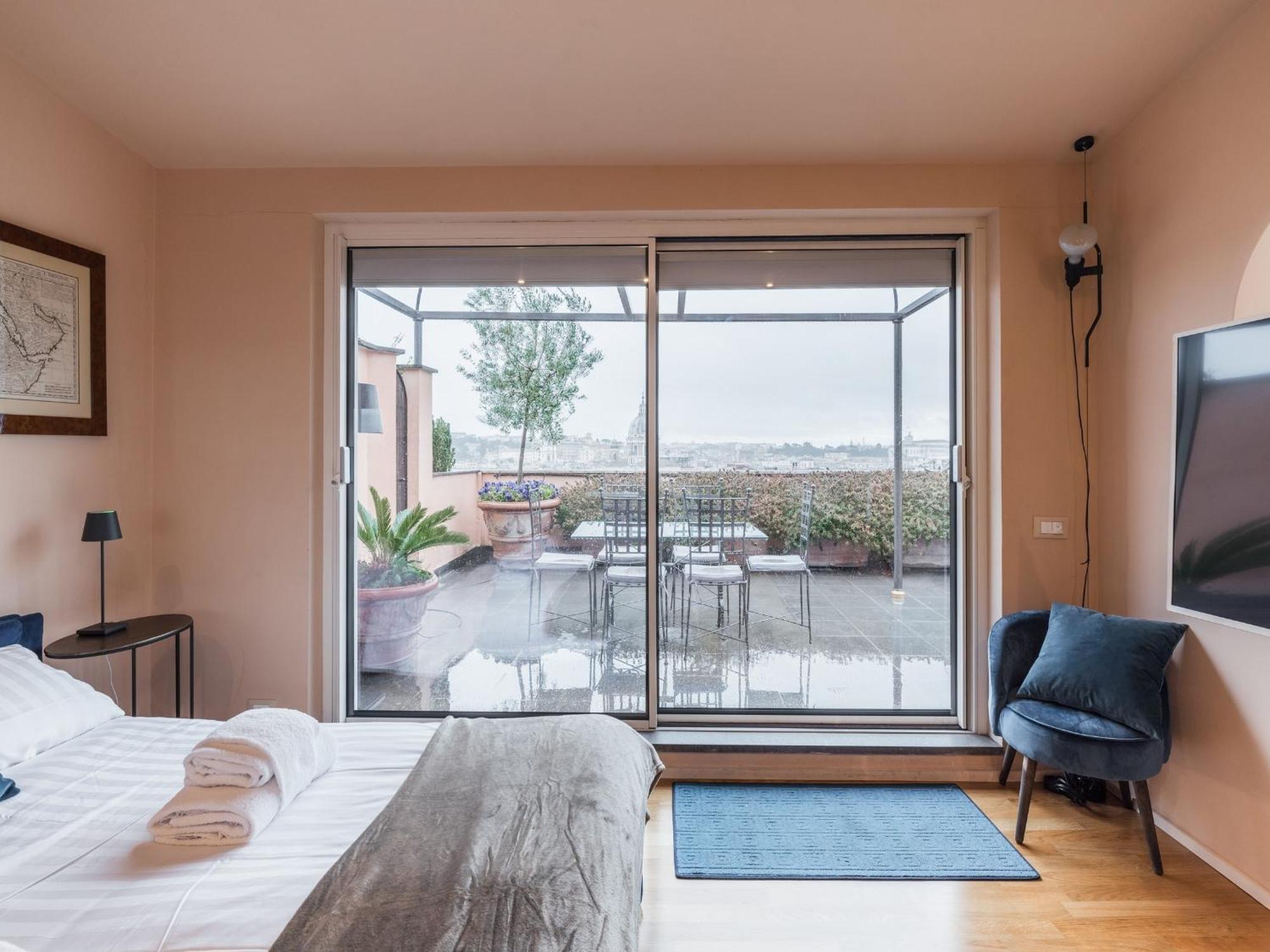 The Best Rent - Spacious Apartment With Terraces With Panoramic View Of Řím Exteriér fotografie