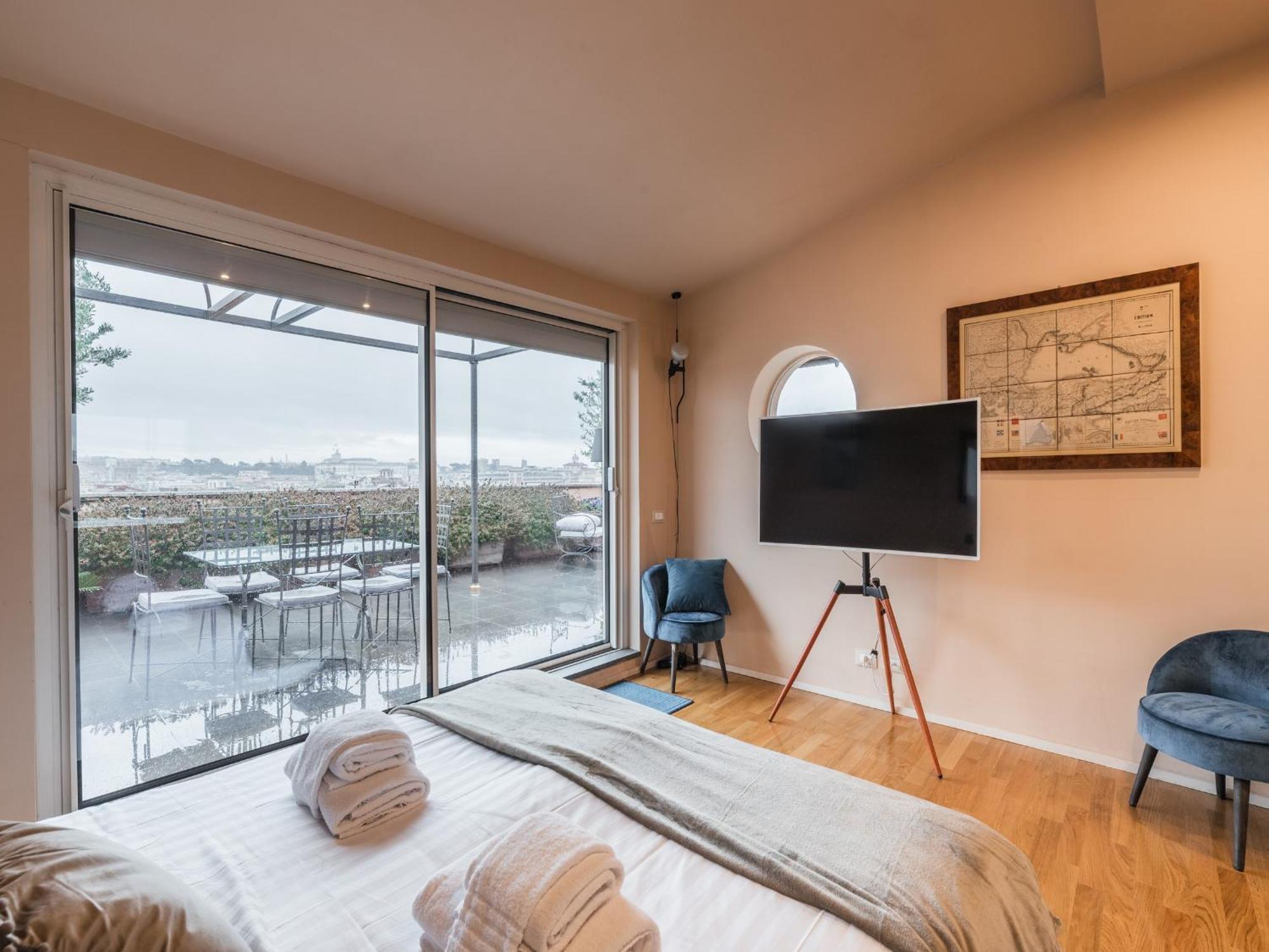 The Best Rent - Spacious Apartment With Terraces With Panoramic View Of Řím Exteriér fotografie